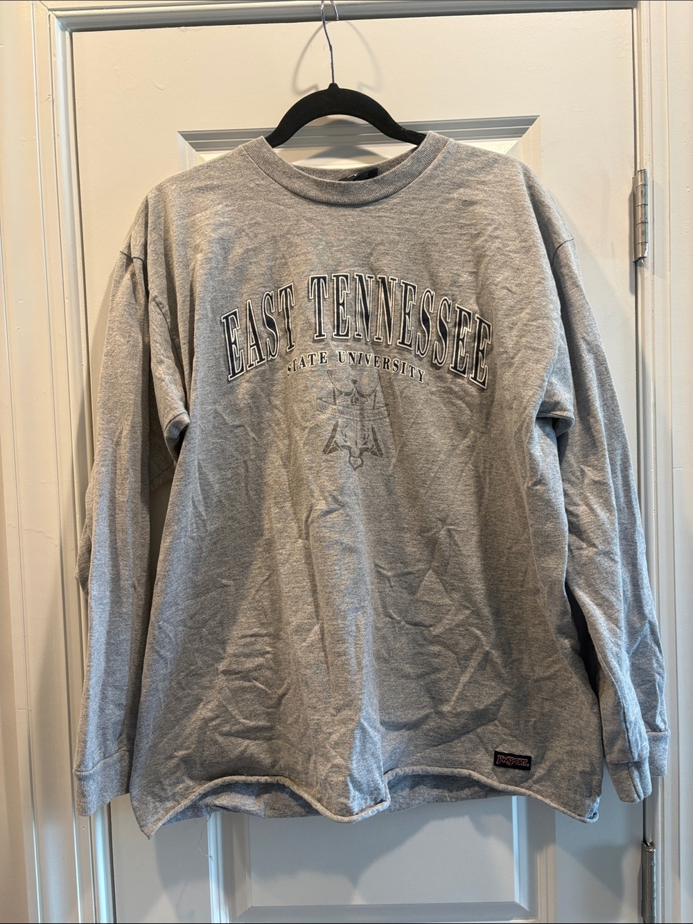 Jansport Gray East Tennessee Long-Sleeve Crewneck